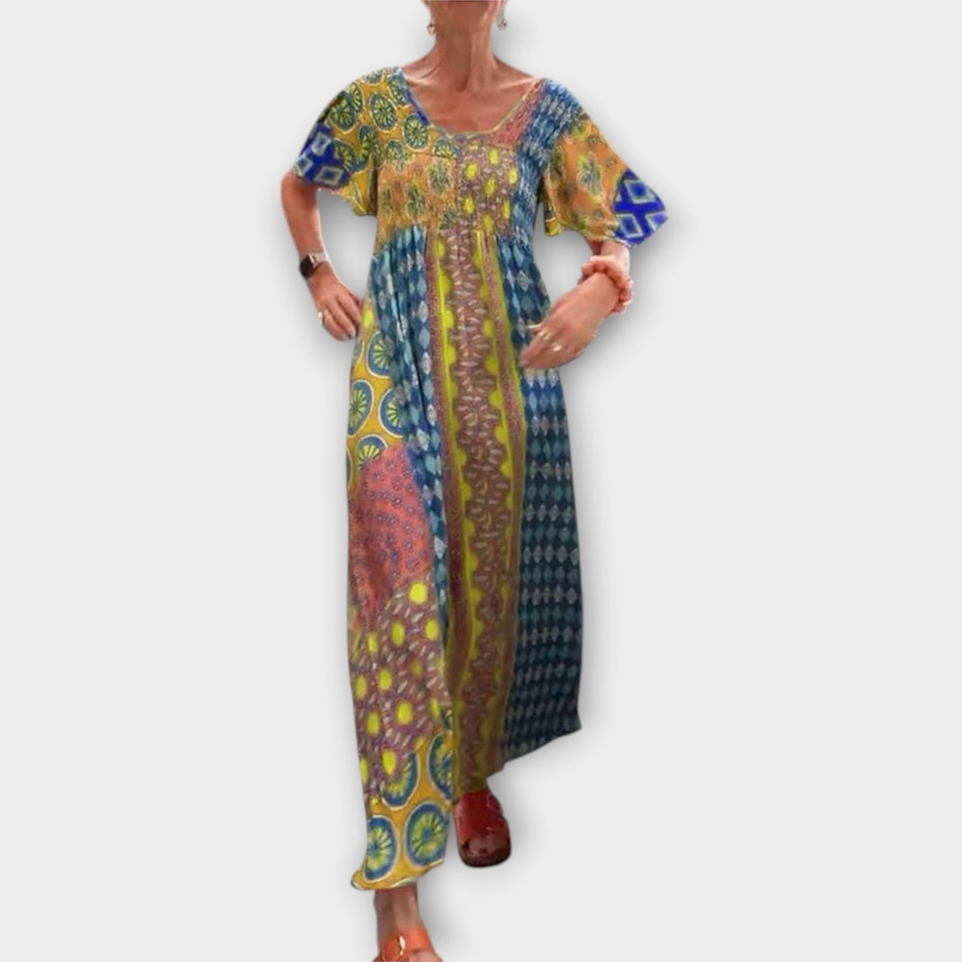 Melania - Vibrant Boho Dress