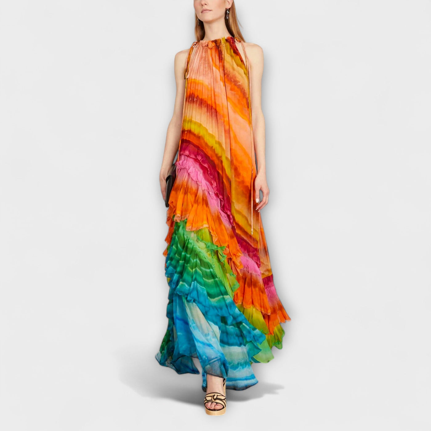 Iris - Ruffle Gown