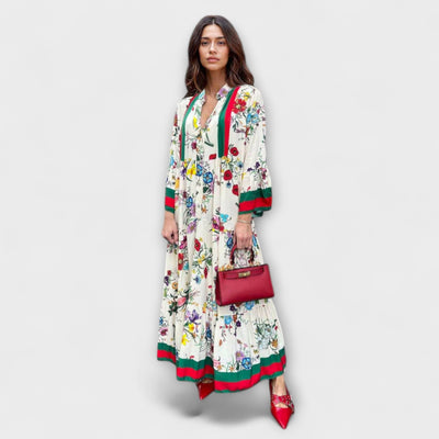 Oriana - Maxi Dress with Floral Print
