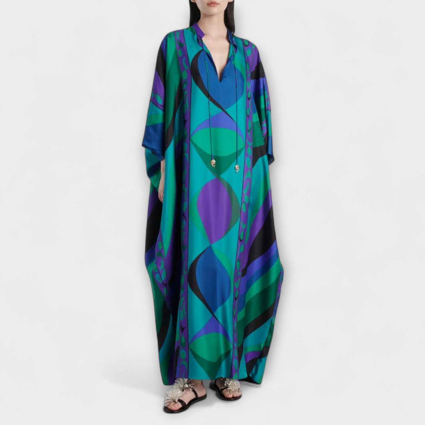 Harper - Vibrant Psychedelic Kaftan