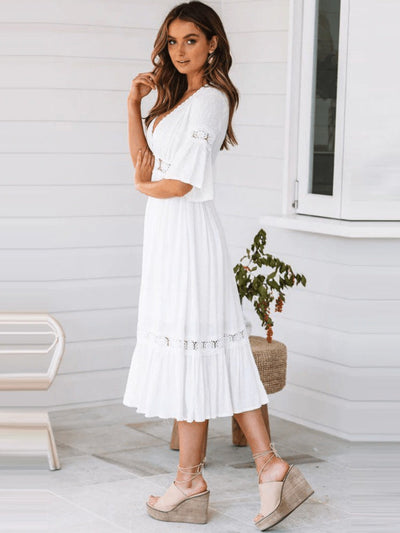 Clea | Effortless White Dress